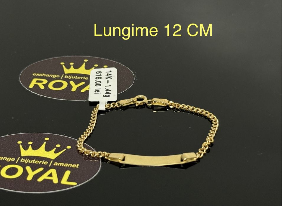 Bijuteria ROYAL : Bratara AUR NOU 14K / 1.44 GR
