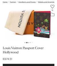Калъф за Паспорт louis vuitton passport cover кожен