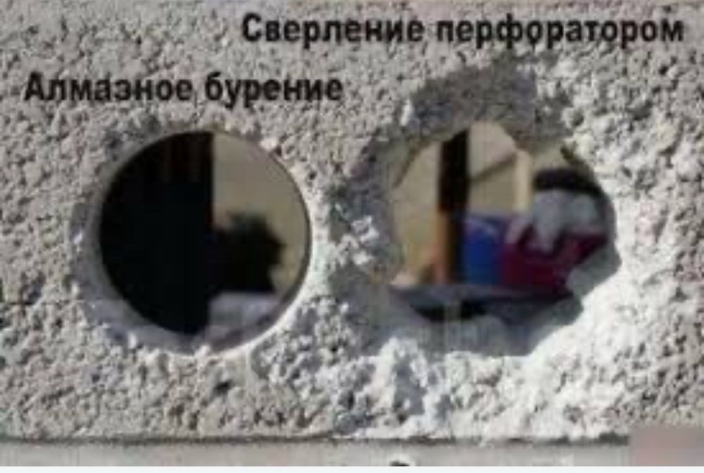 Алмазное сверление отверстий