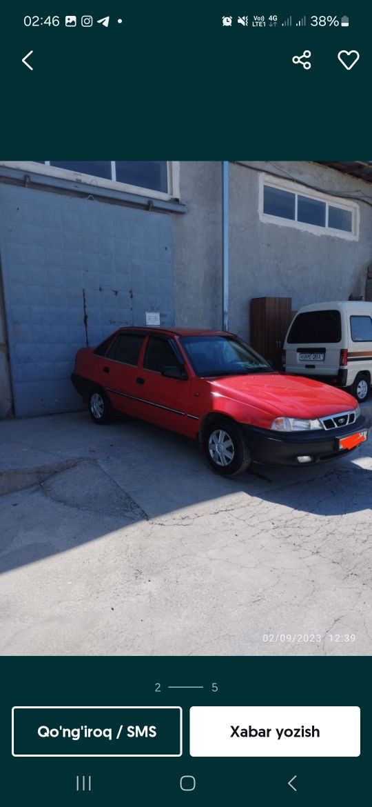 Neksiya 1 sruchni sotiladi. Holati yaxshi mator karobka xadavoy zur