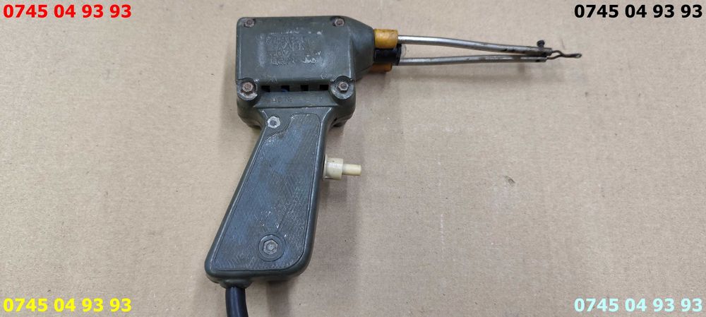 pistol de lipit cositor fludor Vintage 80w cu proba