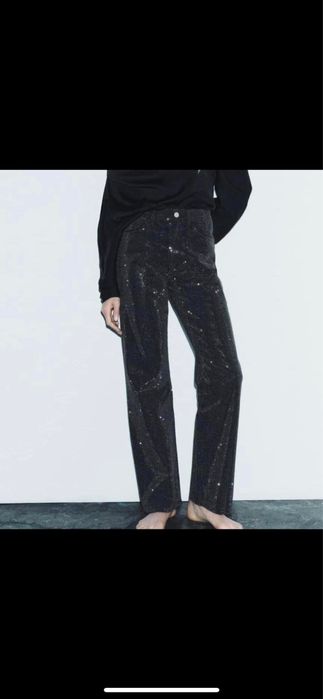 Нови дънки Zara с камъни