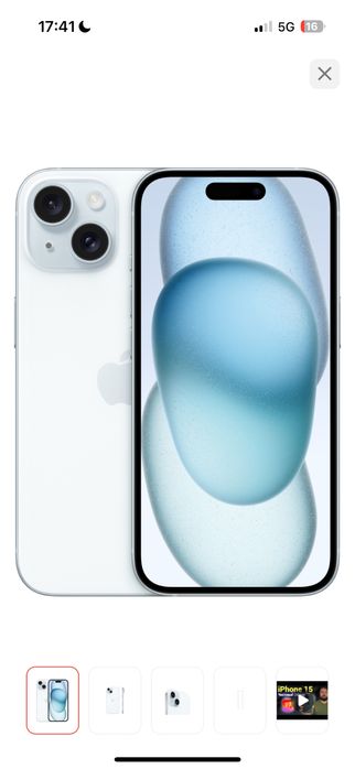 Iphone15 128gb сост как новый. Срочно сатылады!