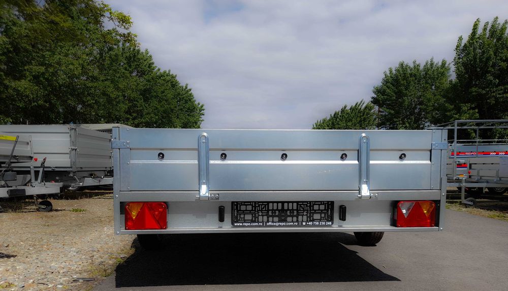 Remorcă monoax 750kg REPO nouă auto ATV MOTO apicolă carte RAR