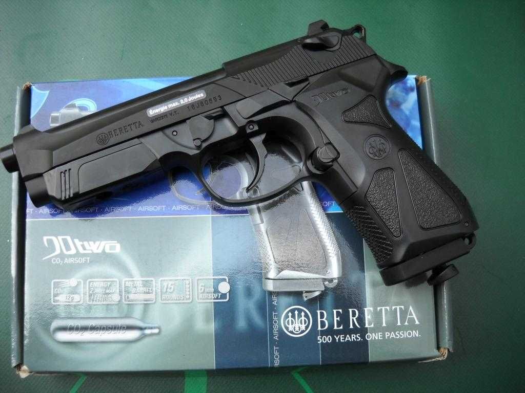 Pistol Airsoft Beretta 90TOW New Model USA 4,7j Bile+Co2