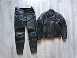 Combinezon moto de piele "LOUIS" (geaca + pantaloni) - Marime 50