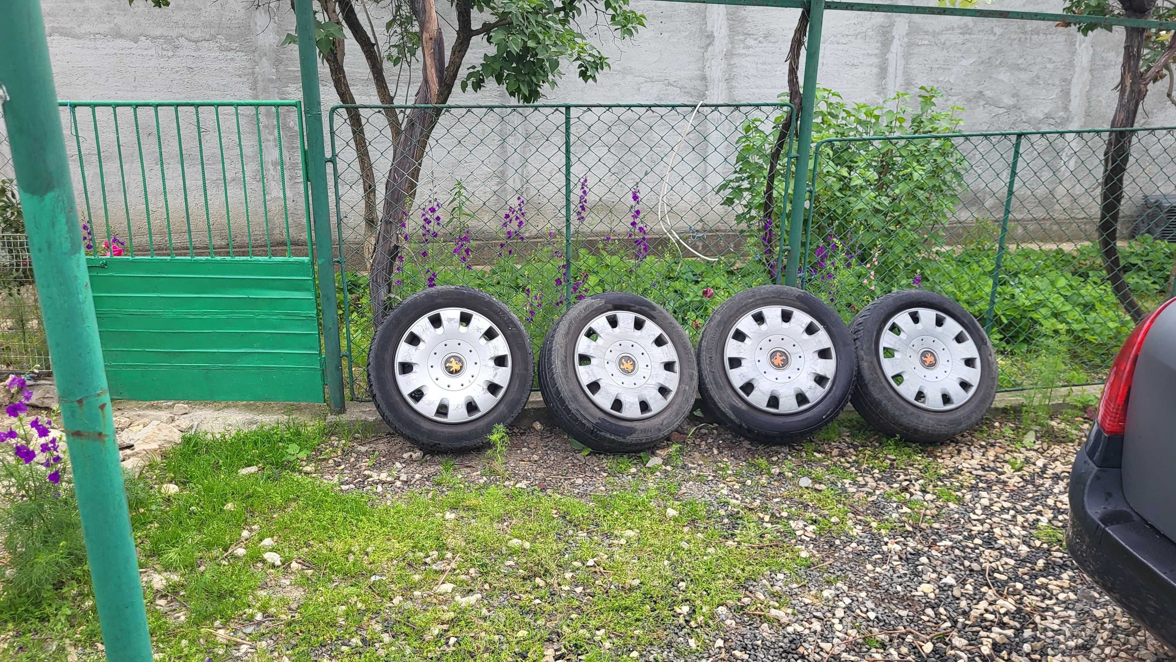 4 jante pe 16 cu anv vara si capace pentru peugeot 308, 2008