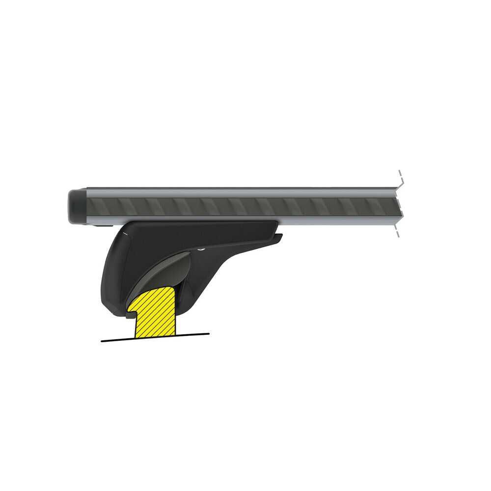 Алуминиеви греди багажник Nordrive Silenzio In-Rail L 127см