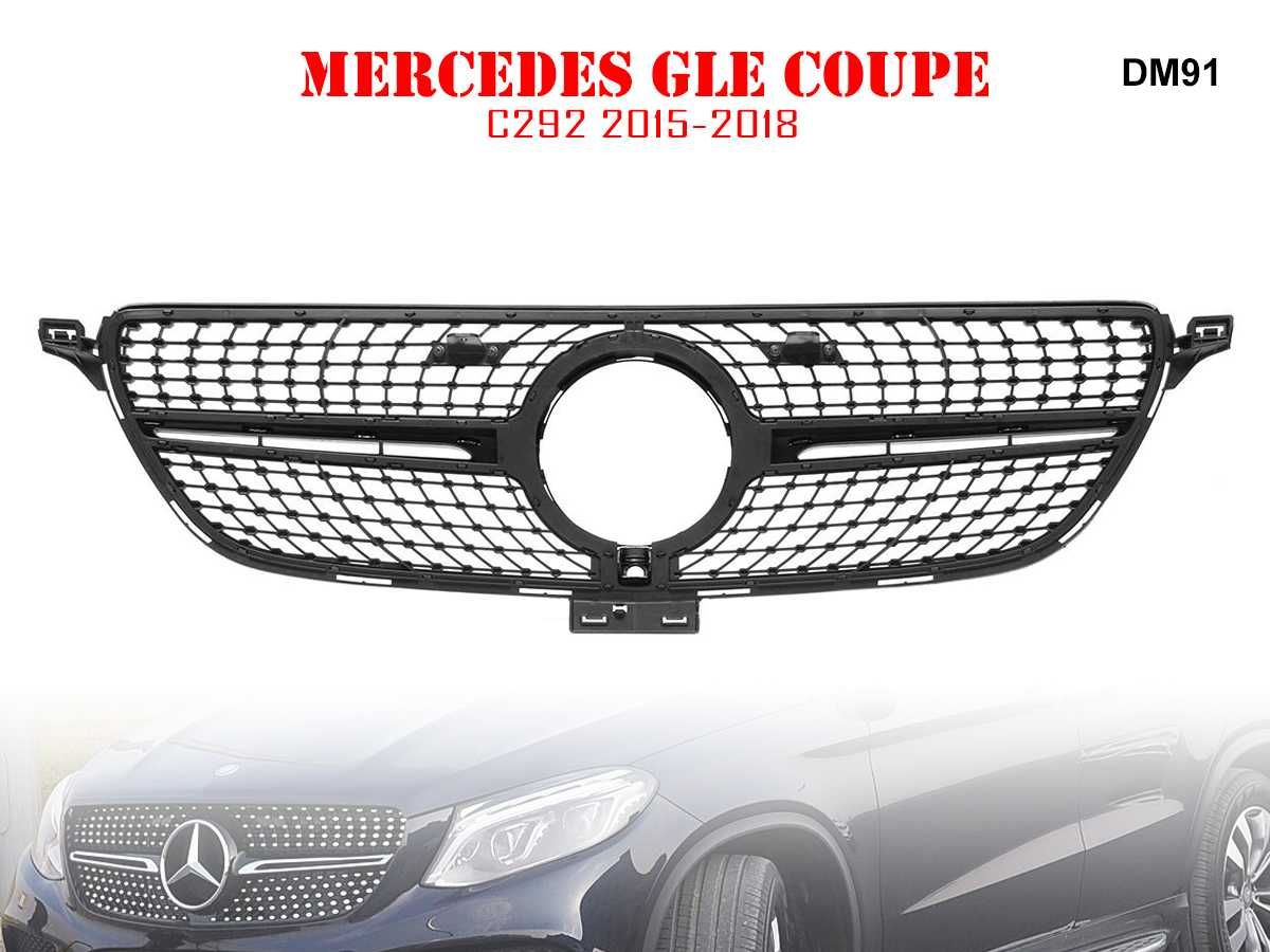 Grilă Diamond bara frontală pentru Mercedes GLE C292 COUPE