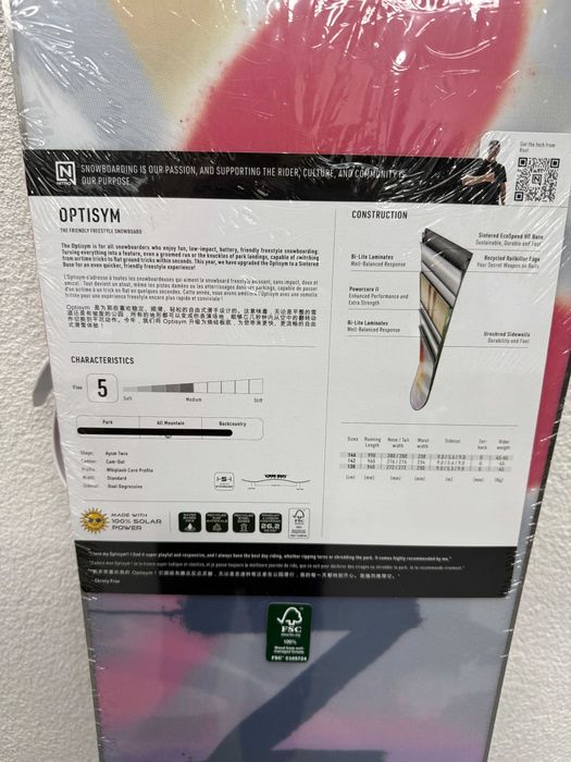 placa noua snowboard nitro optisym L146cm