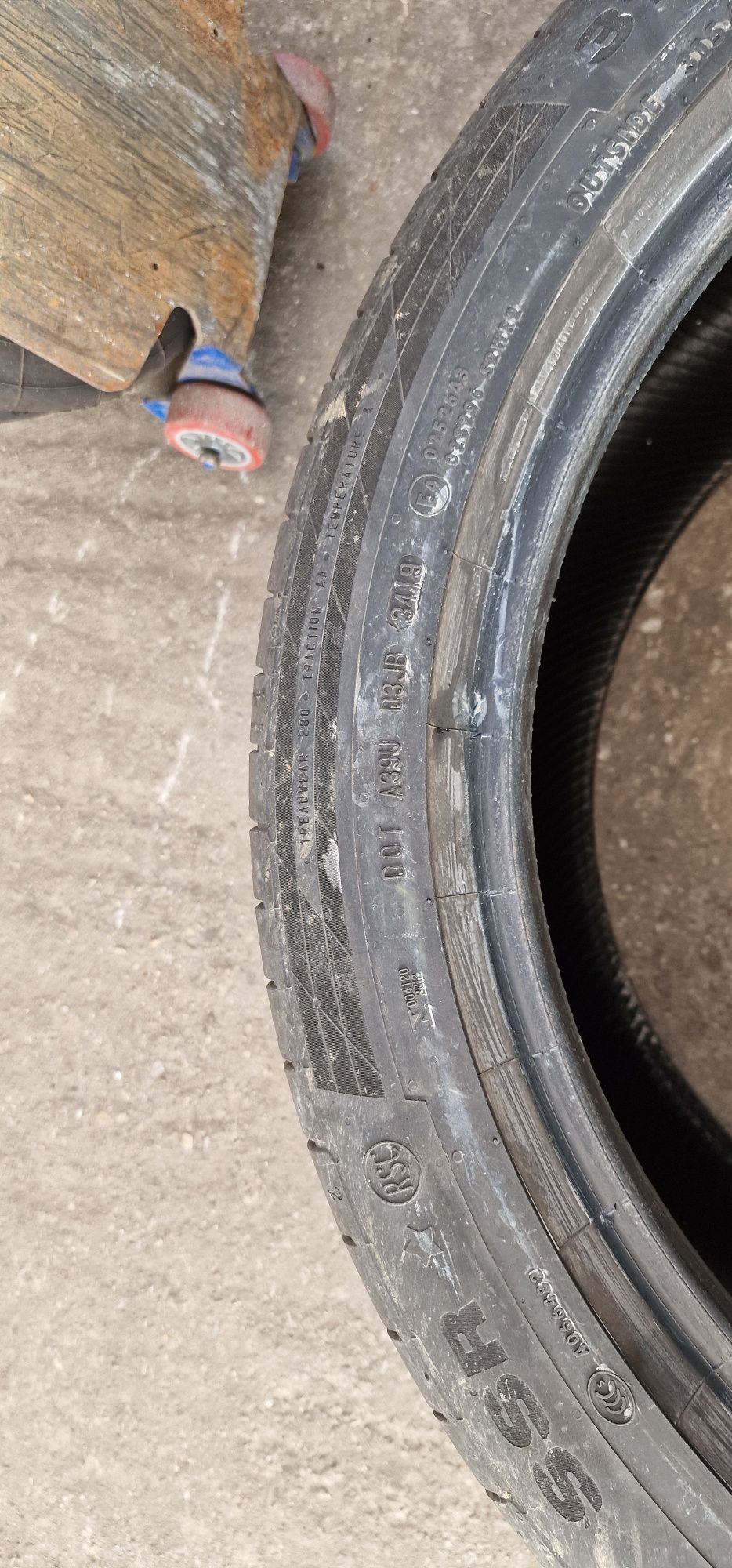 315 35 20 Continental run flat 2019 2 anvelope vara