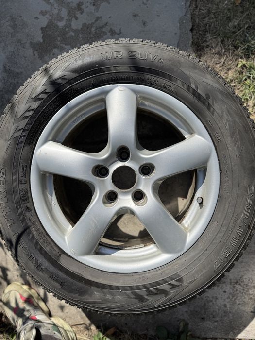 Jante aliaj RIAL 17” + anvelope Nokian WR SUV4 235/65 R17 Touareg