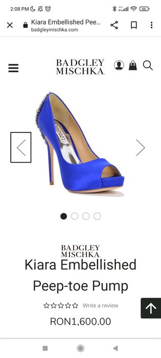 NOU Pantofi eveniment ocazie Badgley Mischka