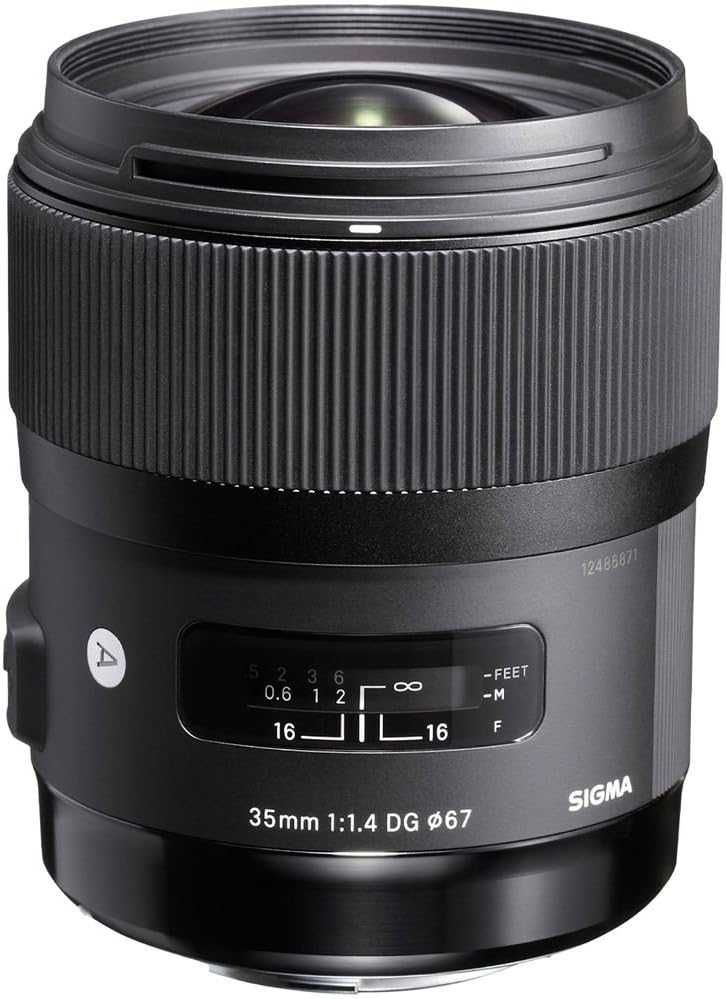 Обектив Sigma 35mm F1.4 Art DG HSM за Canon, черен, 3,7 x 3,03 x 3,03