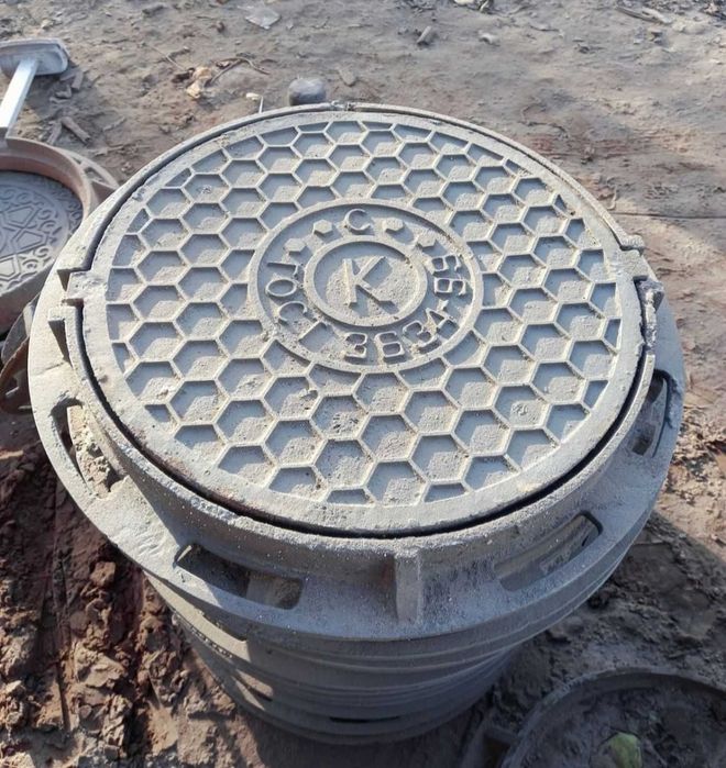 Люк чугунный, Колодец Люк, Kalodes luk, Kalodes qopqo