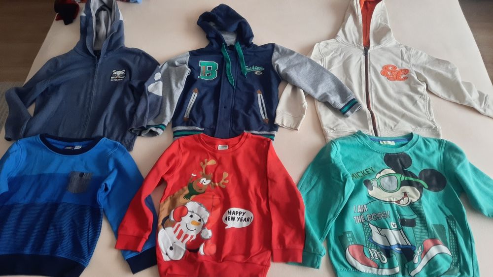 Lot hanorace/ bluze grosute marimea 110-116