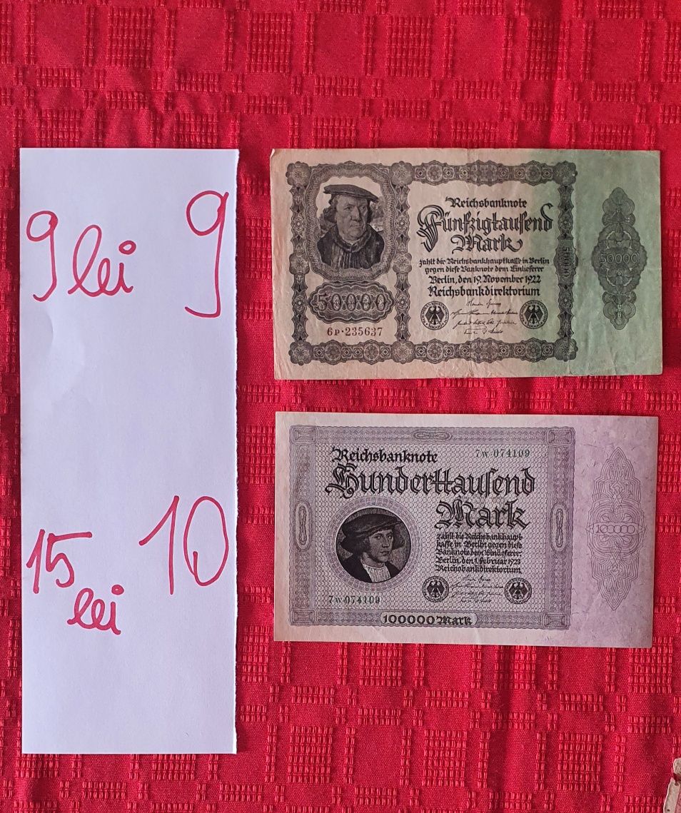 Lot 10 bancnote Mari