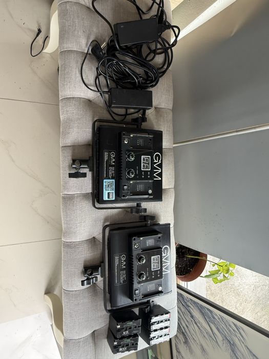 Set 3 buc Led panel 2 GVM 480LS 1 buc Falcon Eyes T10