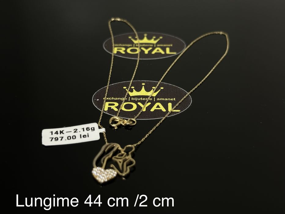 Bijuteria Royal: Lant aur 14k/2.16 gr