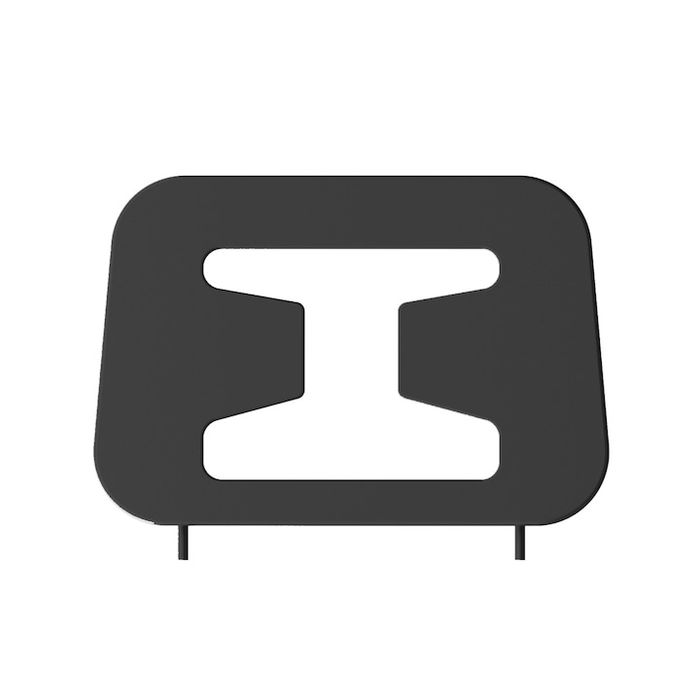 Masa de calcat Floria Gri, suport pentru fier de calcat, 90x30cm