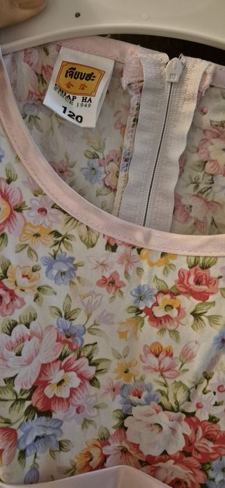 Rochie fete bumbac 6 ani