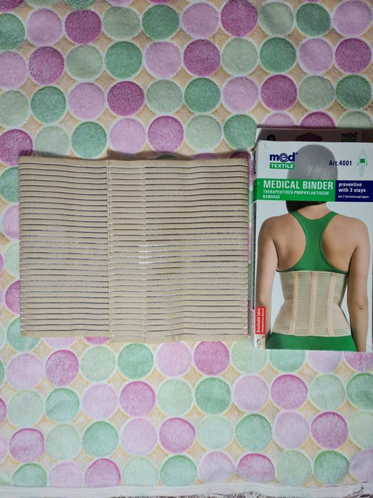 Lombostat curativ - profilactic cu 3 atele rigide mărimea M