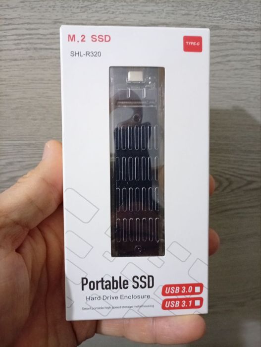 Кейс, корпус для диска,бокс, box, LEXAR, кейс для NVME M.2, 10 Gbps,