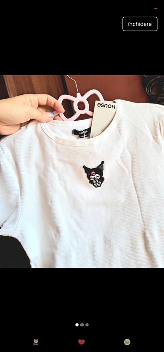 Tricou cu etichetă de la House tricou bumbac Kuromi