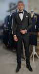Costum negru mire 3 piese