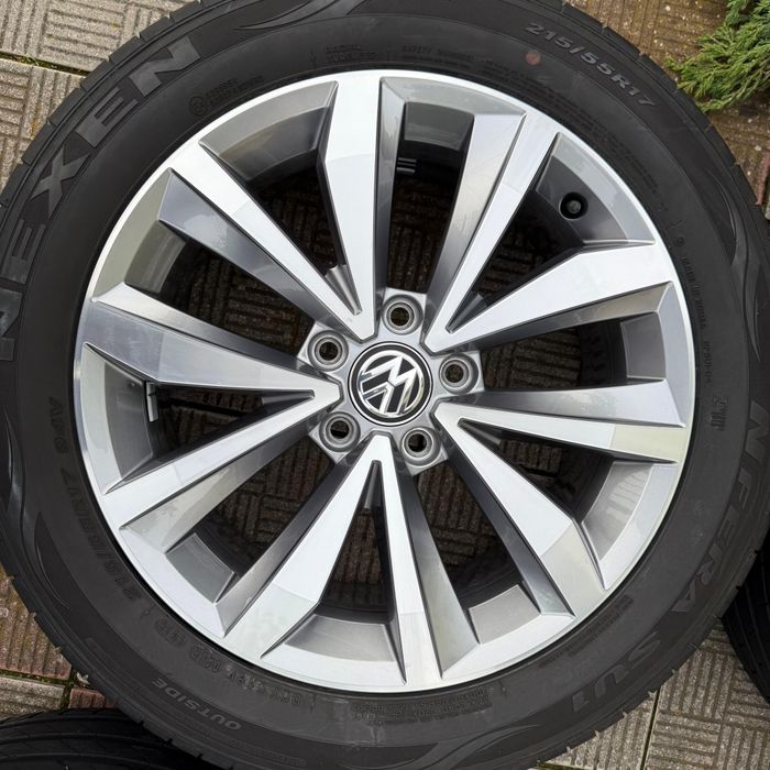 Jante Bicolore Vw T-roc Passat B7 B8 Caddy Golf Sharan 5x112 17"