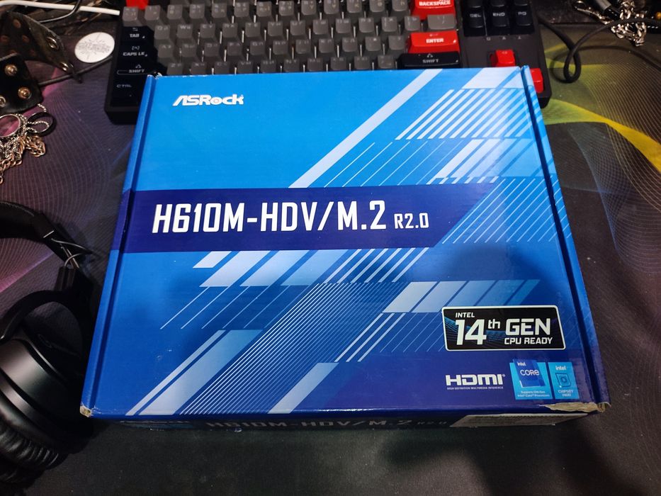 Материнская плата asrock H610m - hdv / m.2 r2.0