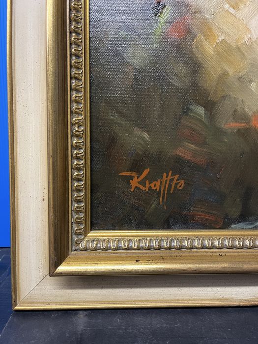 Картина на платно с маслени бои “Испанка”