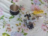 Carburator nou+filtru sport+bujie nou nouta pentru scuter de 49 cc