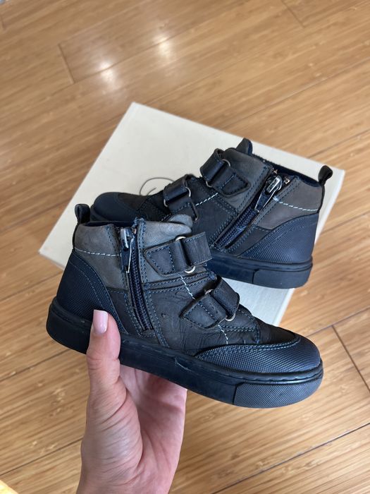 Детски есенни кожени ботуши lasocki 28