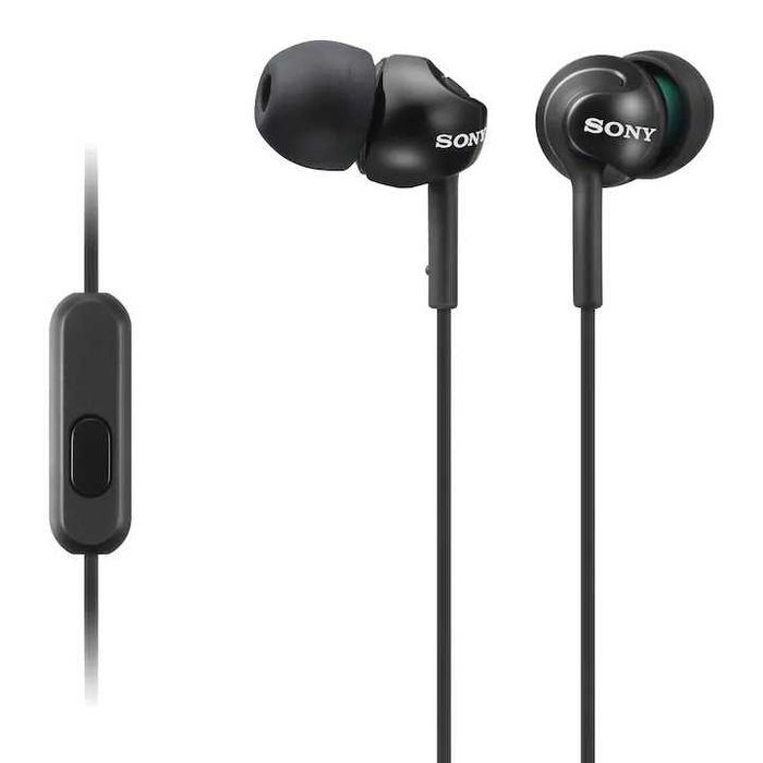 Casti In-Ear Sony, Cu fir, Microfon, Negru Mufă Jack