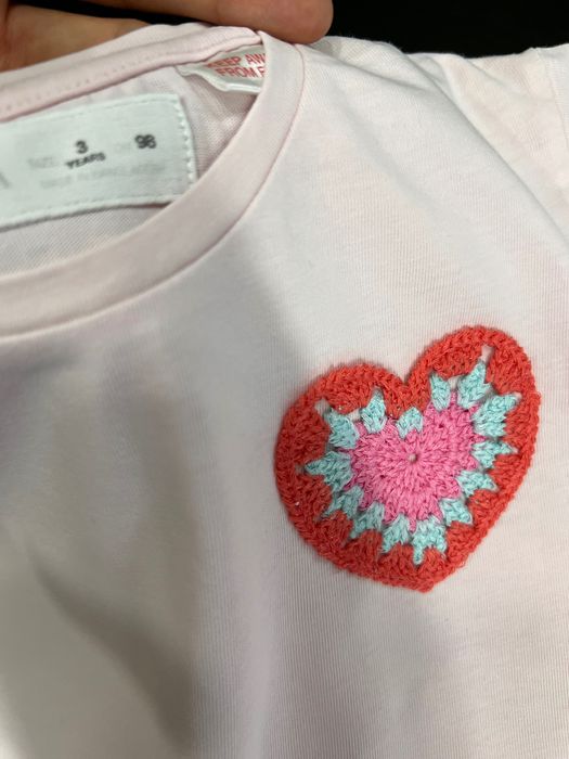 Zara 92-98, на 2-3 года комплект футболок для девочки