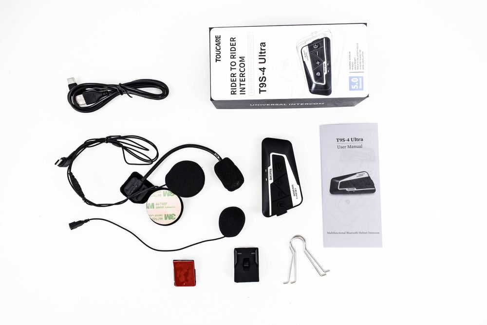 Sistem de comunicare moto intercom 8 rideri combatibil cu SENA,CARDO