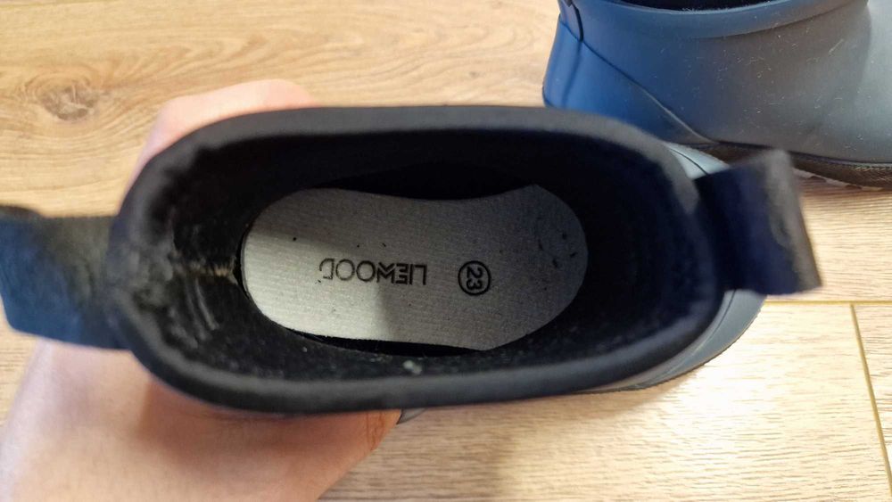 Ботушки за дъжд Liewood Ruby Hybrid Rain Boot - Whale blue / sandy