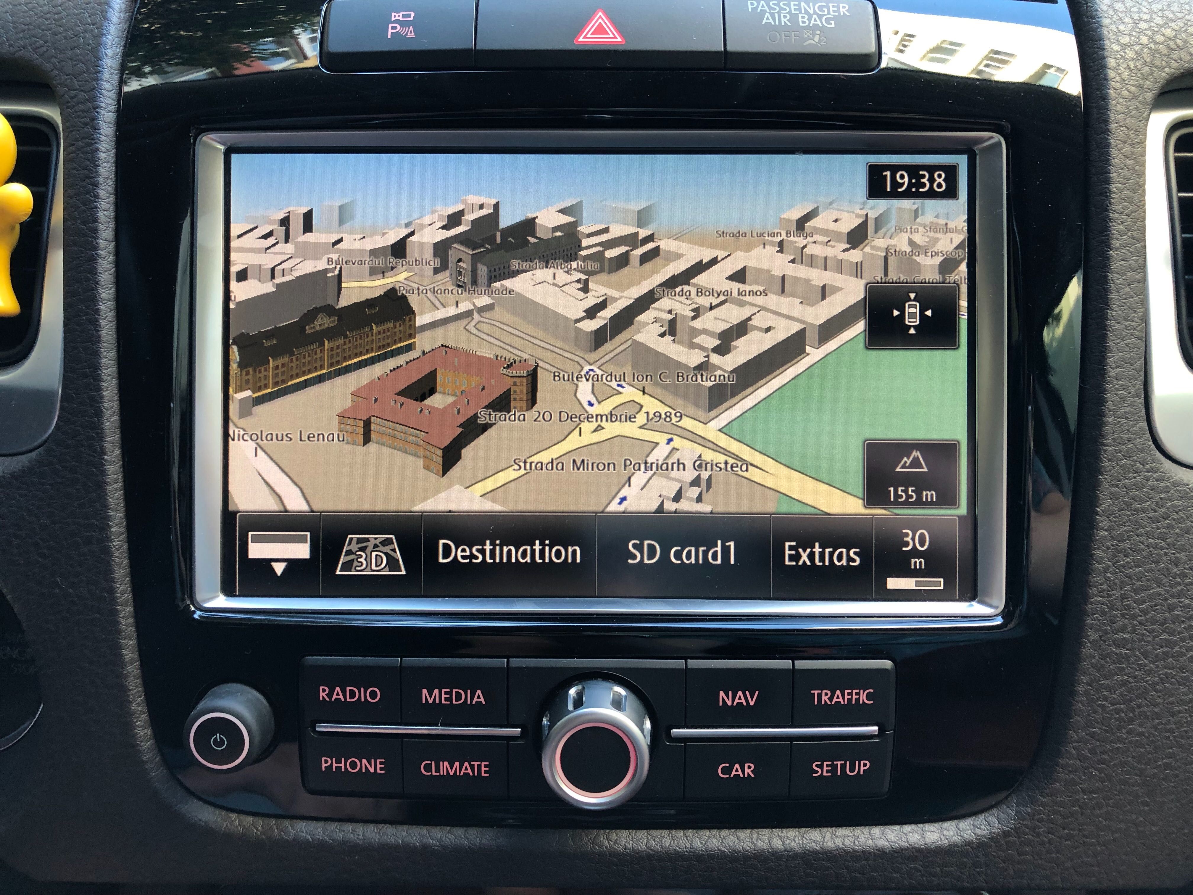 Harta navigatie VW TOUAREG RNS850 Audi MMI 3G Plus Romania 2021 6.31.1