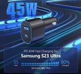 Incarcator Auto 60W +Cabu, Super Fast Charge, Type C Original Samsung