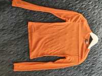 Прозрачна оранжева блуза H&M