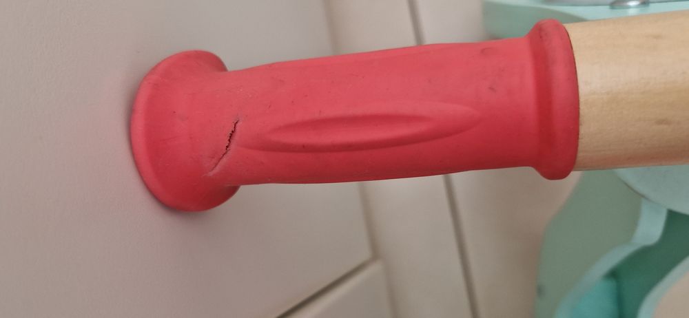 Bicicleta/Scooter din lemn pentru dobandire echilibru,  2-4 ani