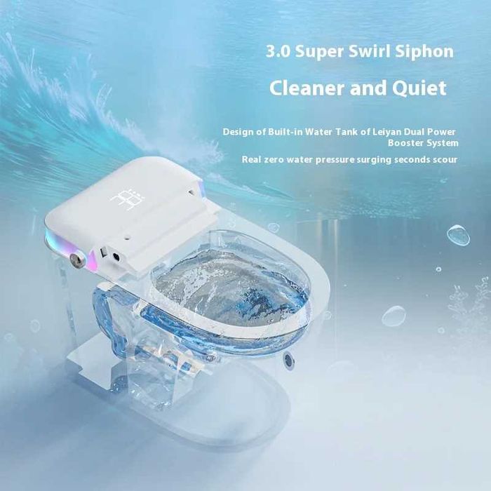 Мултифункционална смарт тоалетна с биде, подгрев, сушене, масаж M202