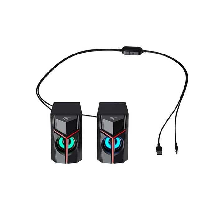 Тонколони за компютър Havit SK206, 2.0 RGB