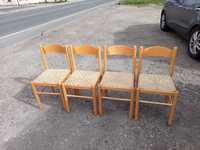 Patru scaune lemn masiv-import
