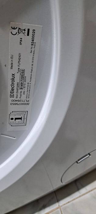 Masina de spalat Electrolux Defecta