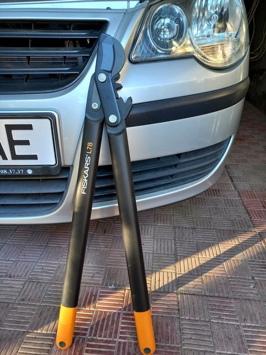 FISKARS Foarfeca By Pass,CURBATA,L 78,Taie pana la 50 mm.SIGILATA