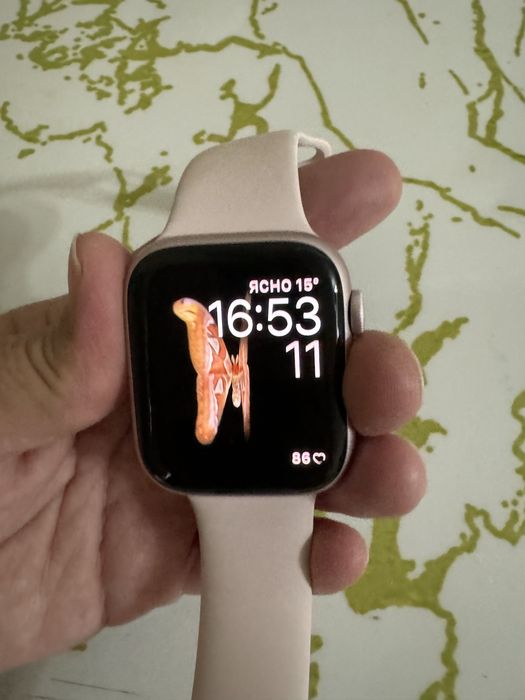 Оригинал Apple Watch 9,45mm, обмен на черный или 120000тг