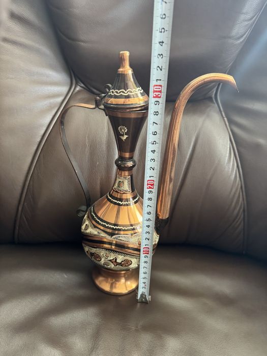 Ceainic pictat din cupru