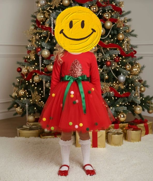 Нова коледна рокля, 128 размер